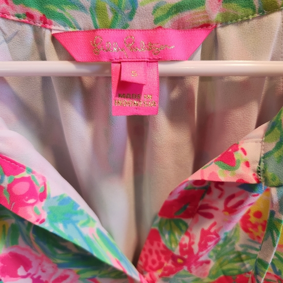 Lilly Pulitzer Floral Sleeveless Dress with Tassels - Picture 3 of 5